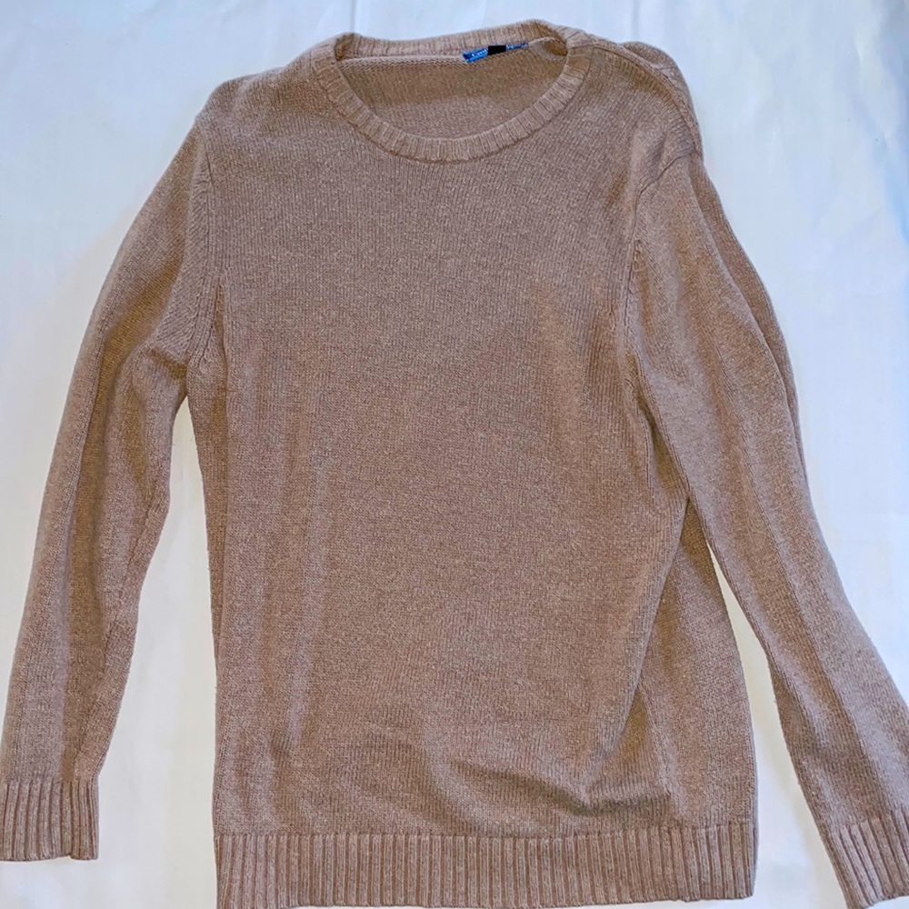 Tan Crew Neck Sweater